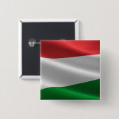 Schaltfläche "Ungarische Flagge" Button (Vorne & Hinten)