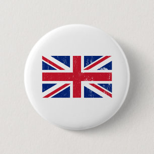Schaltfläche "Union Jack British Flag" Button