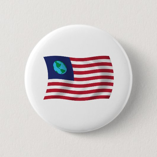 Schaltfläche "United Staaten Earth Flag" Button (Vorderseite)