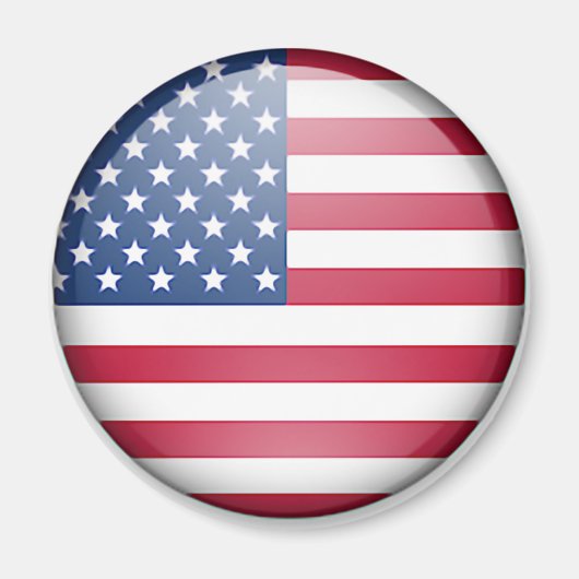 Schaltfläche "USA" Magnet (Vorne)