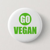 Schaltfläche "Veganes Abzeichen-Button" Button (Vorderseite)