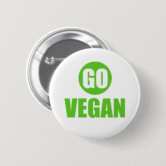 Schaltfläche "Veganes Abzeichen-Button" Button (Vorne & Hinten)