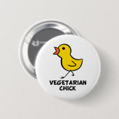 Schaltfläche "Vegetarian Chick" Button (Vorne & Hinten)
