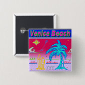 Schaltfläche "Venice Beach" Button (Vorne & Hinten)