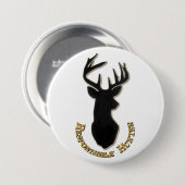 Schaltfläche Verantwortlicher Jäger-Hirschmuster Button (Vorne & Hinten)