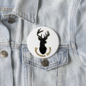 Schaltfläche Verantwortlicher Jäger-Hirschmuster Button (Beispiel)