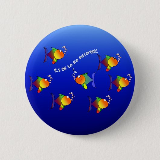 Schaltfläche "Verschiedene Fische" Button (Vorderseite)