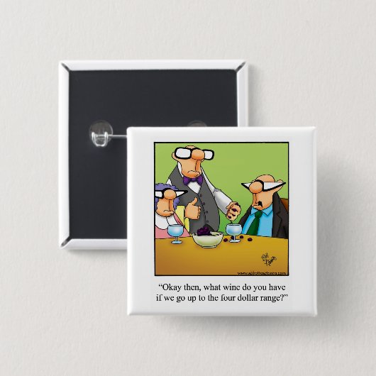 Schaltfläche "Vier-Dollar-Reichweite" Gastgeschenk Button (Vorne & Hinten)
