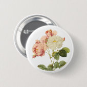 Schaltfläche Vintage Blume 2 Button (Vorne & Hinten)