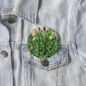 Schaltfläche Violett-Blume Button (Beispiel)