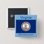Schaltfläche "Virginia Flag" Button (Vorne & Hinten)
