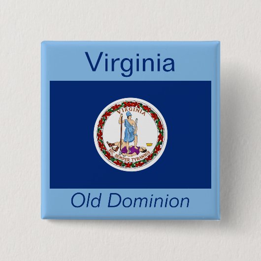 Schaltfläche "Virginia Flag" Button (Vorderseite)