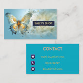 SCHALTFLÄCHE VISITENKARTE (Vorne/Hinten)