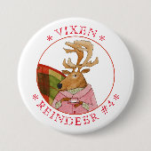 Schaltfläche "VIXEN REINDEER Round-Button" Button (Vorderseite)