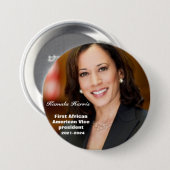 Schaltfläche "VIZEPRÄSIDENT KAMALA HARRIS" Button (Vorne & Hinten)