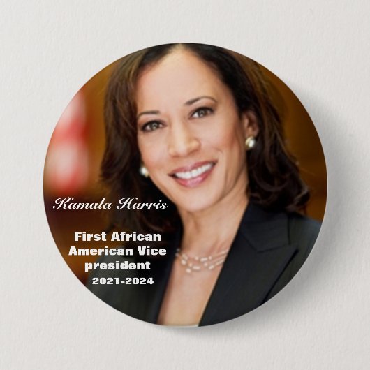 Schaltfläche "VIZEPRÄSIDENT KAMALA HARRIS" Button (Vorderseite)