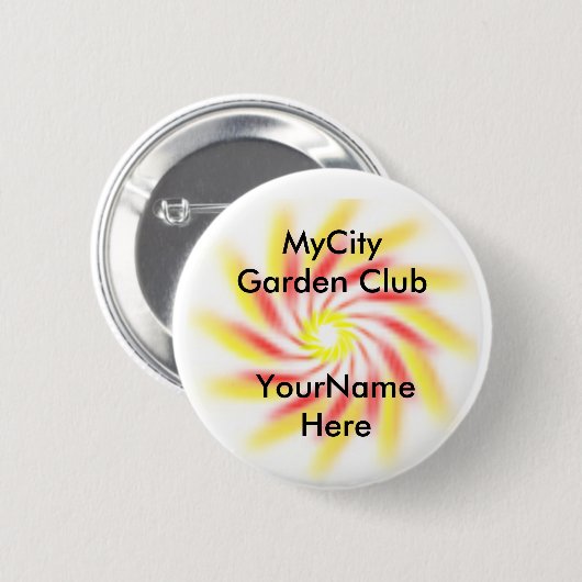 Schaltfläche - Vorlagenklub-ID-Abzeichen Button (Vorne & Hinten)