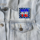 Schaltfläche "Vote American Star Spangled" Button (Beispiel)