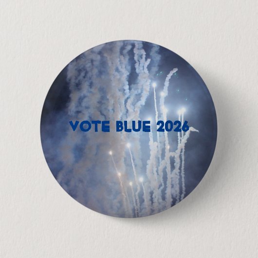 Schaltfläche "Vote Blue 2026" Button (Vorderseite)