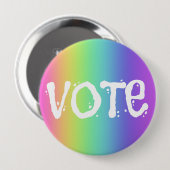 Schaltfläche "Vote Rainbow Campaign" Button (Vorne & Hinten)