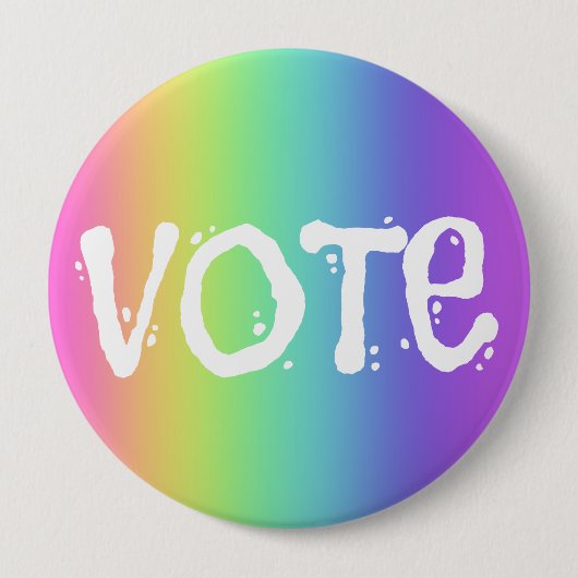 Schaltfläche "Vote Rainbow Campaign" Button (Vorderseite)