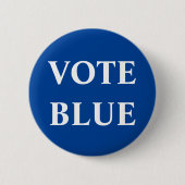Schaltfläche "Votum Blau" Button (Vorderseite)
