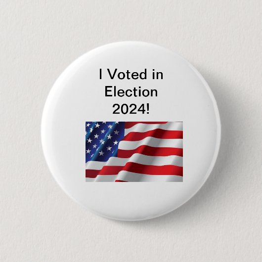 Schaltfläche "Wahlen 2024" Button (Vorderseite)