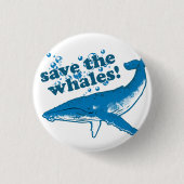 Schaltfläche Wale gerettet Button (Vorderseite)