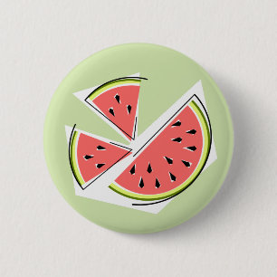 Schaltfläche Wassermelone Farbe Grün Button