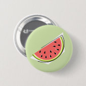 Schaltfläche Wassermelone Grüne Slice Button (Vorne & Hinten)