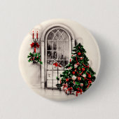 Schaltfläche "Weihnachtsfenster" Button (Vorderseite)