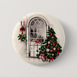 Schaltfläche "Weihnachtsfenster" Button