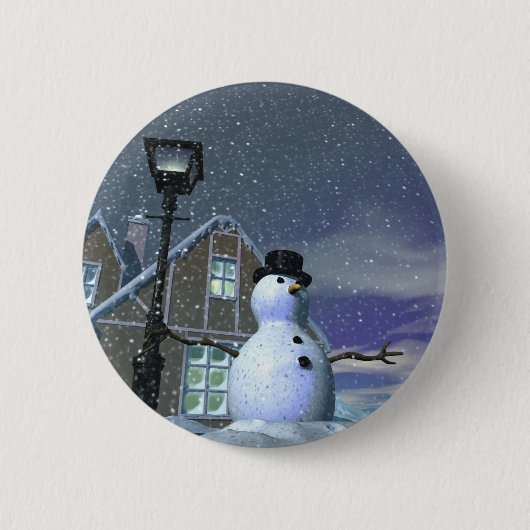 Schaltfläche "Weihnachtshaus" Button (Vorderseite)
