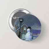 Schaltfläche "Weihnachtshaus" Button (Vorne & Hinten)