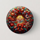 Schaltfläche "Weihnachtsmann" Button (Vorderseite)