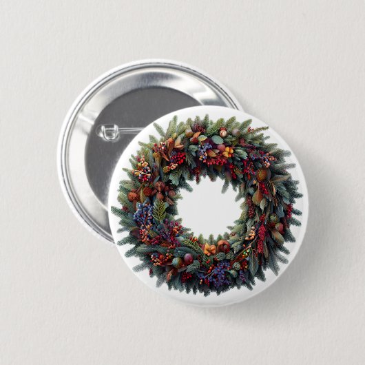 Schaltfläche "Weihnachtsmann" Button (Vorne & Hinten)