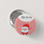 Schaltfläche Weihnachtsmann im träumlikeachildstor Button (Vorne & Hinten)