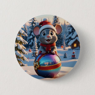 Schaltfläche "Weihnachtsmäuse" Button