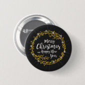 Schaltfläche "Weihnachtswünsche" Button (Vorne & Hinten)