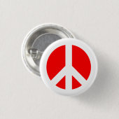 Schaltfläche "Weiß-Symbol" und "Rot-Frieden" Button (Vorne & Hinten)