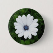 Schaltfläche Weiße Blume Button (Vorderseite)
