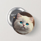 Schaltfläche "Weiße Katze" Button (Vorne & Hinten)