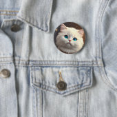 Schaltfläche "Weiße Katze" Button (Beispiel)