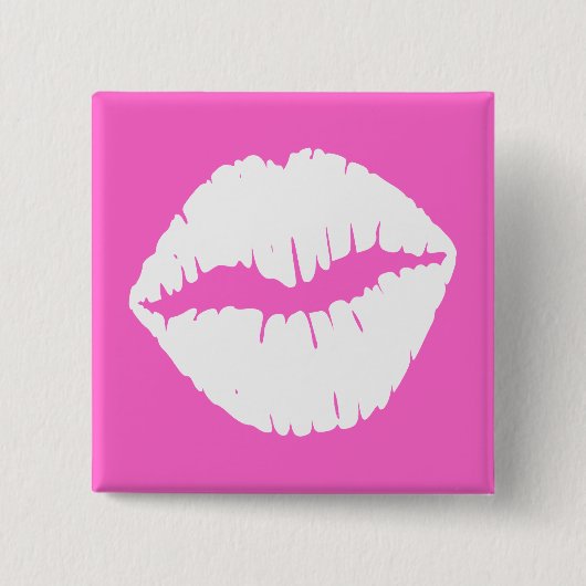 Schaltfläche "Weiße Lippen" Button (Vorderseite)