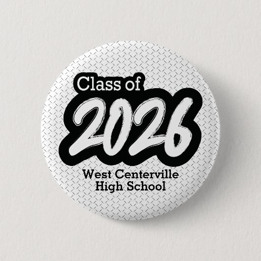 Schaltfläche "Weiße Pinselklasse 2026" Button (Vorderseite)