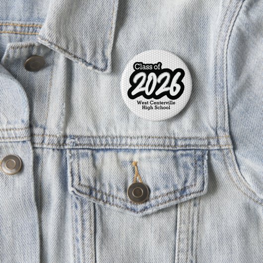 Schaltfläche "Weiße Pinselklasse 2026" Button (Beispiel)