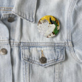 Schaltfläche: Weiße und blaue Pflaster Button (Beispiel)