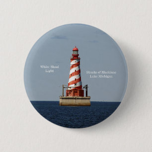 Schaltfläche "Weißer Leuchtturm" Button