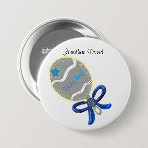 Schaltfläche "Welcome Baby Boy" Button