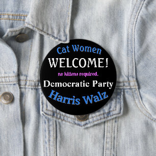 Schaltfläche "Welcome Democracy" Button